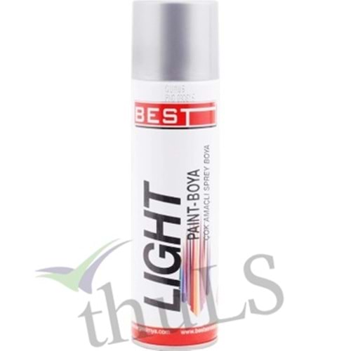 BEST LIGHT SPREY BOYA 250 ML. GÜMÜŞ