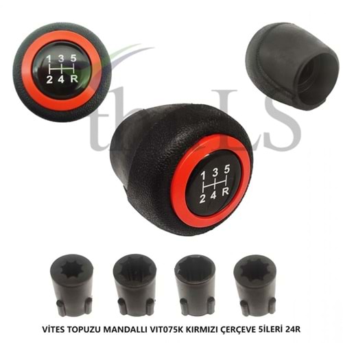 VİTES TOPUZU MANDALLI -75 5R SAĞ ALT KIRMIZI ÇERÇEVE