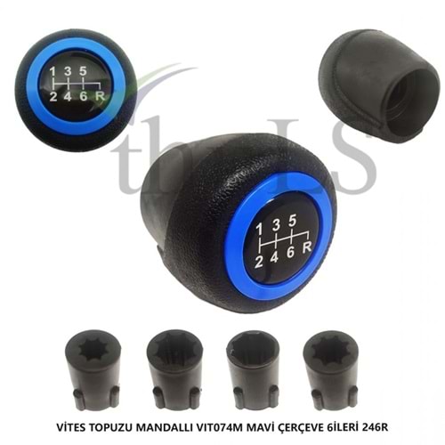 VİTES TOPUZU MAN.-74 6R SAĞ ALT MAVİ ÇERÇEVE