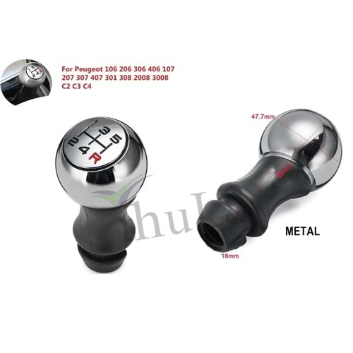 VİTES TOPUZU -233 UNIVERSAL PEUGEOT 206 GTR METAL