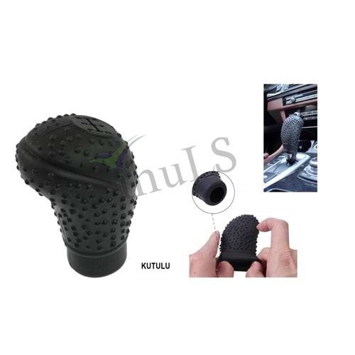 VİTES TOPUZU SİLİKON OVAL SİYAH