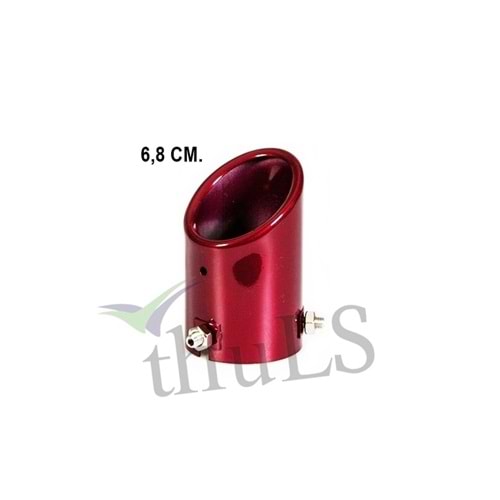 EGZOZ UCU -529 PASLANMAZ KIRMIZI 6,8 CM.