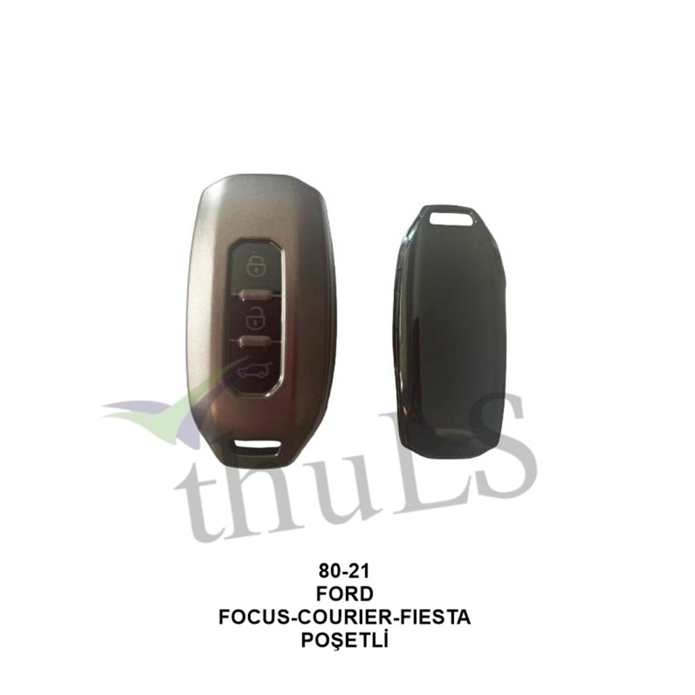 GRİ ANAHTAR KILIFI POŞETLİ 80-21 FORD FOCUS-COURIER-FIESTA