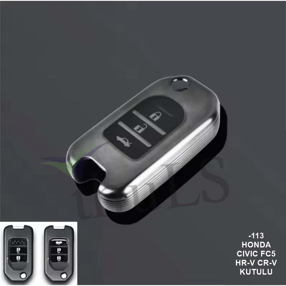 GRİ ANAHTAR KILIFI KUTULU PNT-113 (HONDA FC5/HR-V/CR-V)