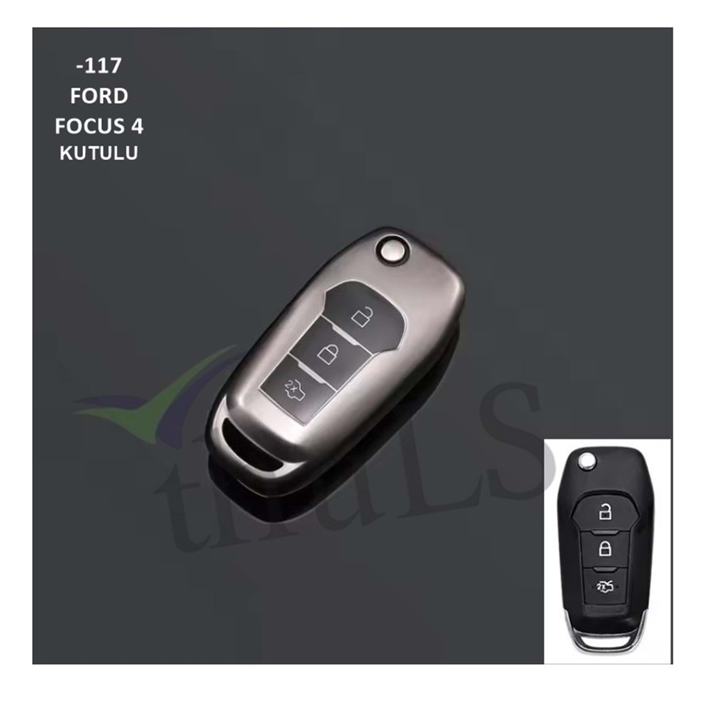 GRİ ANAHTAR KILIFI KUTULU PNT-117 (FORD FOCUS 4)