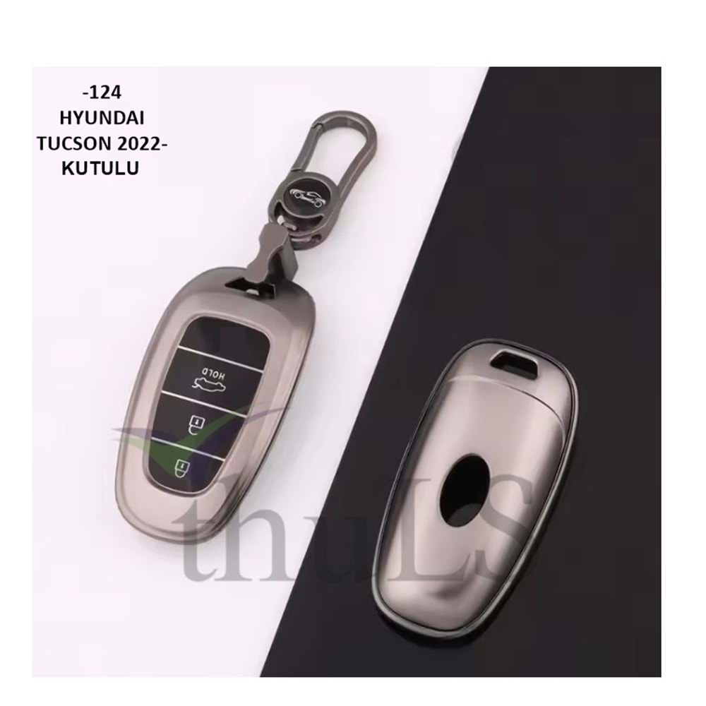 GRİ ANAHTAR KILIFI KUTULU PNT-124 (HYUNDAI TUCSON 2022-)