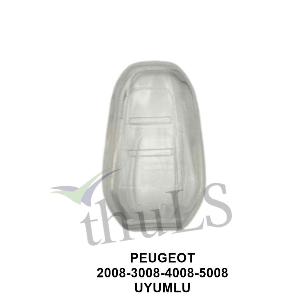 ŞEFFAF ANAHTAR KILIFI 82-8 PEUGEOT 2008-3008-4008-5008 UYUMLU