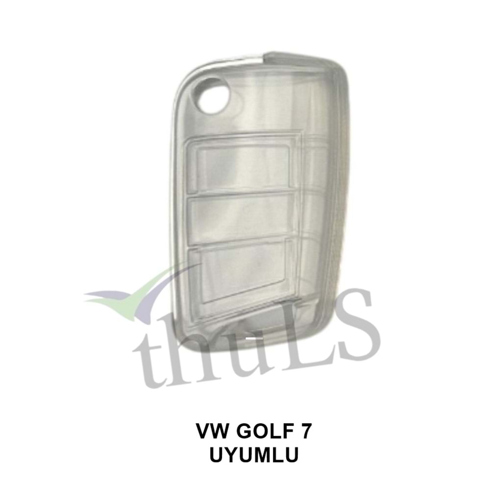 ŞEFFAF ANAHTAR KILIFI 82-10 VW GOLF 7 UYUMLU