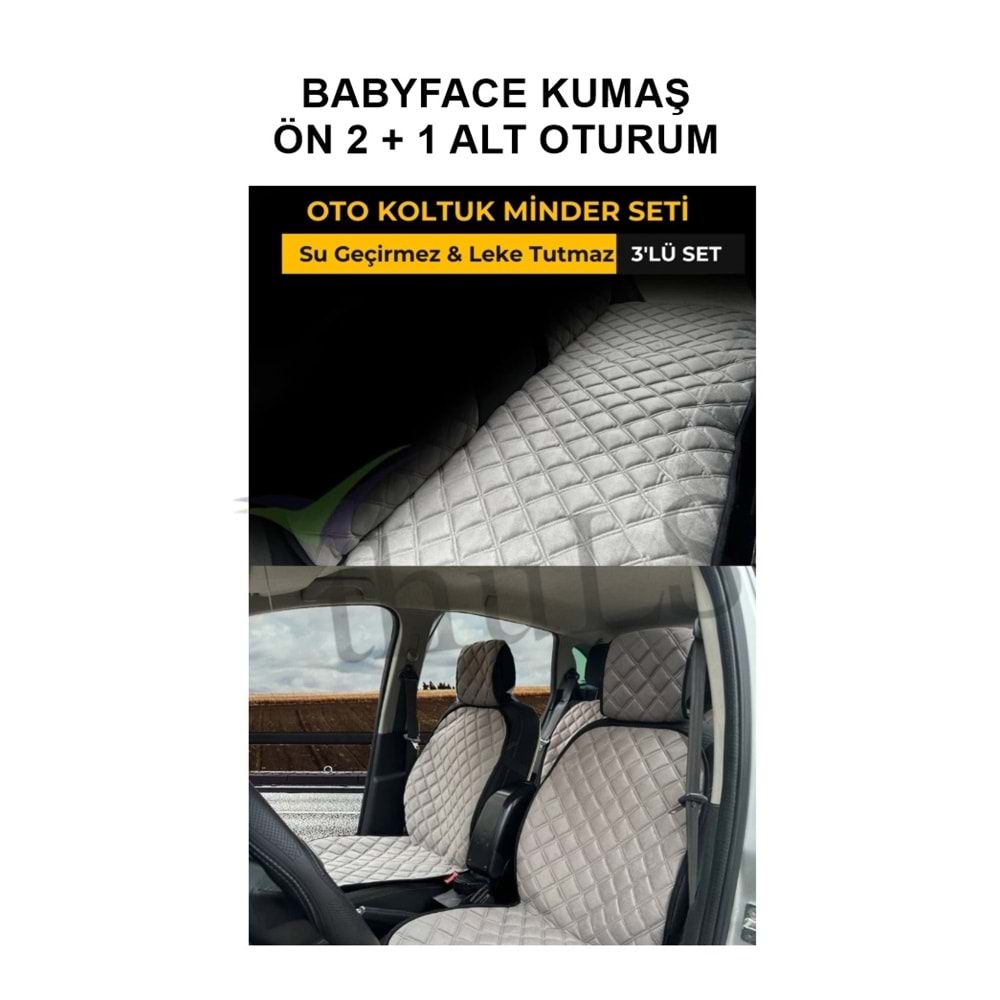 THULS MİNDER BABYFACE 2+1 SET GRİ