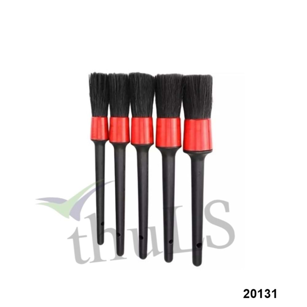 ARAÇ TEMİZLİK FIRÇA -20131 5Lİ SİYAH-KIRMIZI