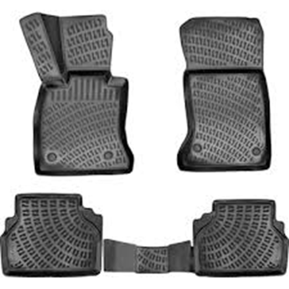 BMW 7 SERİSİ F01/F02 2008-2015 3D PASPAS SİYAH