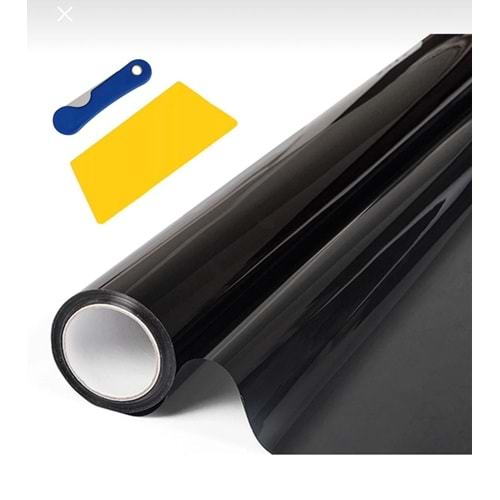 SOLAR KUTU CAM FİLMİ 50 CMX6 MT. SÜPER DARK BLACK