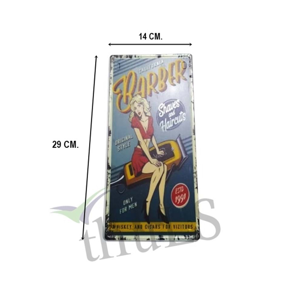 AMERİKAN PLAKA BARBER