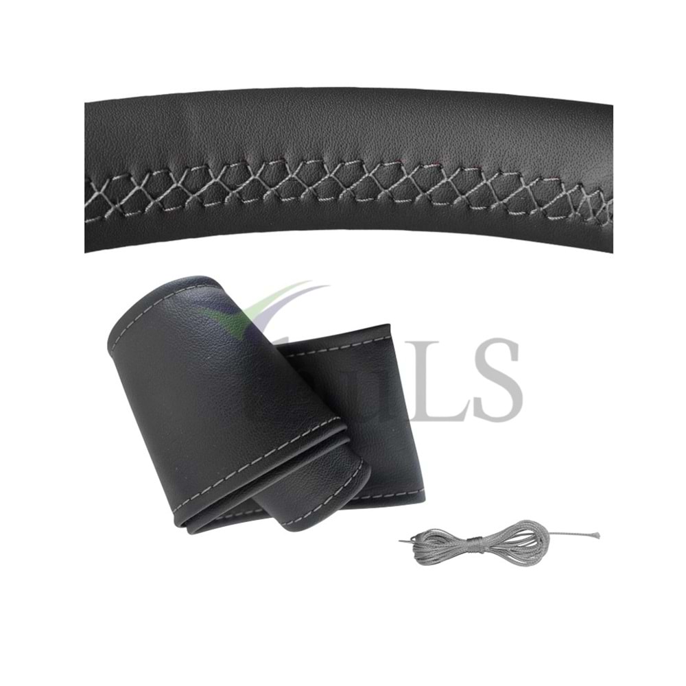 DİKME D.KILIFI PEDSİZ -168 DÜZ SİYAH GRİ İPLİ