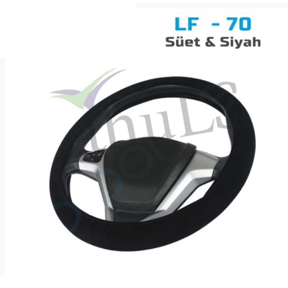 DİREKSİYON KILIFI GEÇME LF-70 SÜET SİYAH
