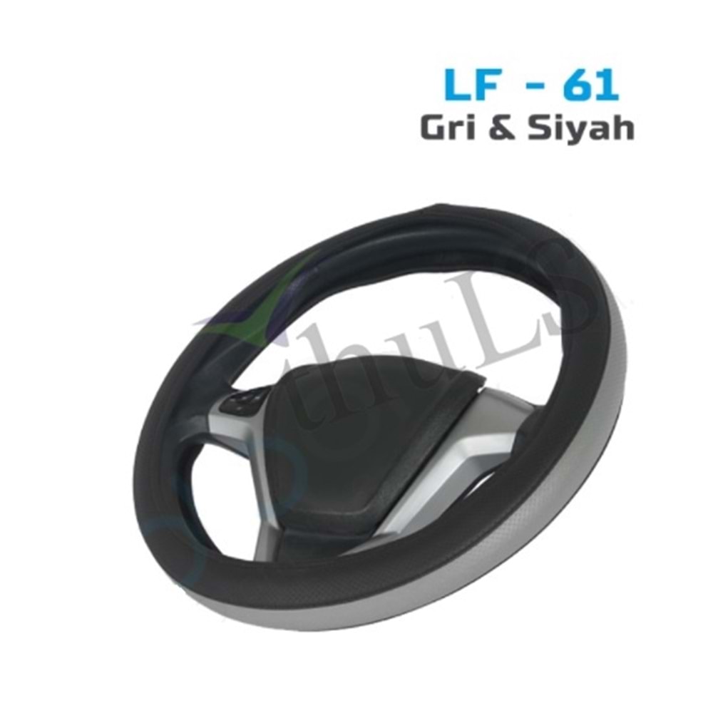 DİREKSİYON KILIFI GEÇME LF-61 GRİ SİYAH
