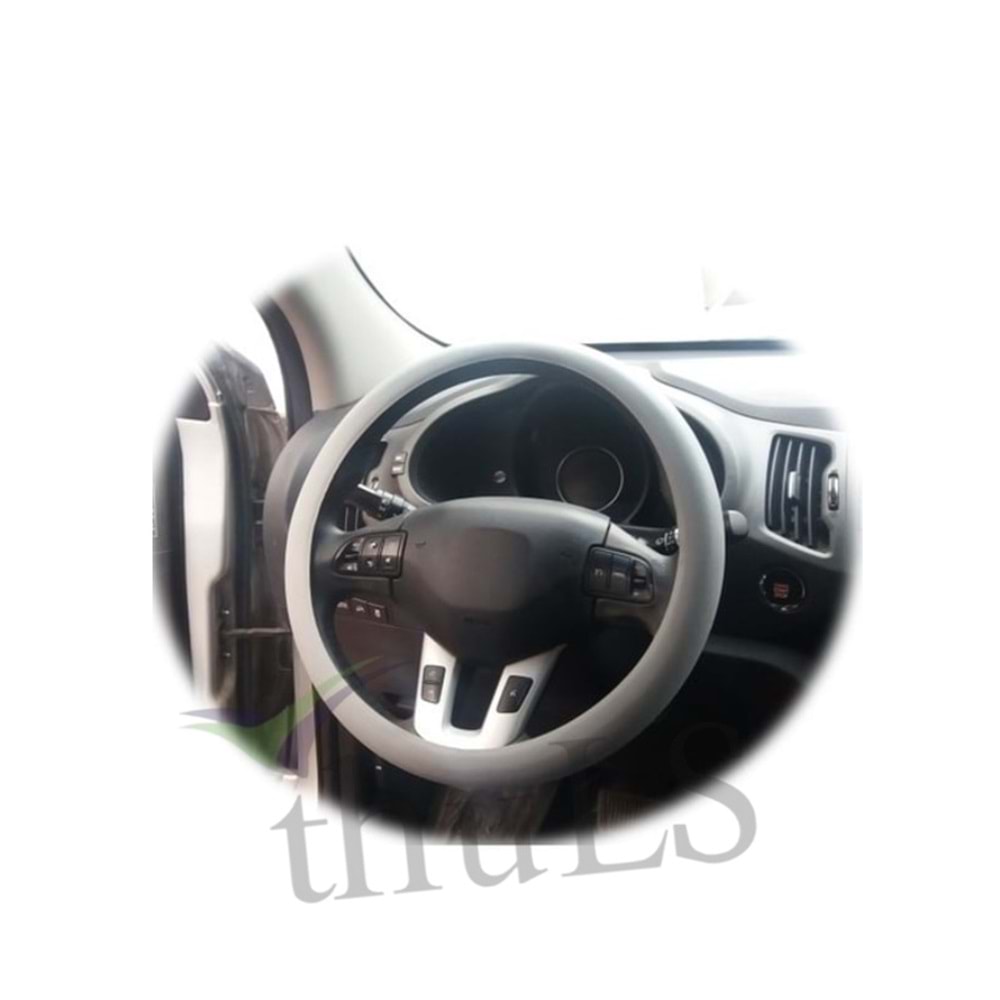 SERT SİLİKON GEÇME DİREKSİYON KILIFI GRİ