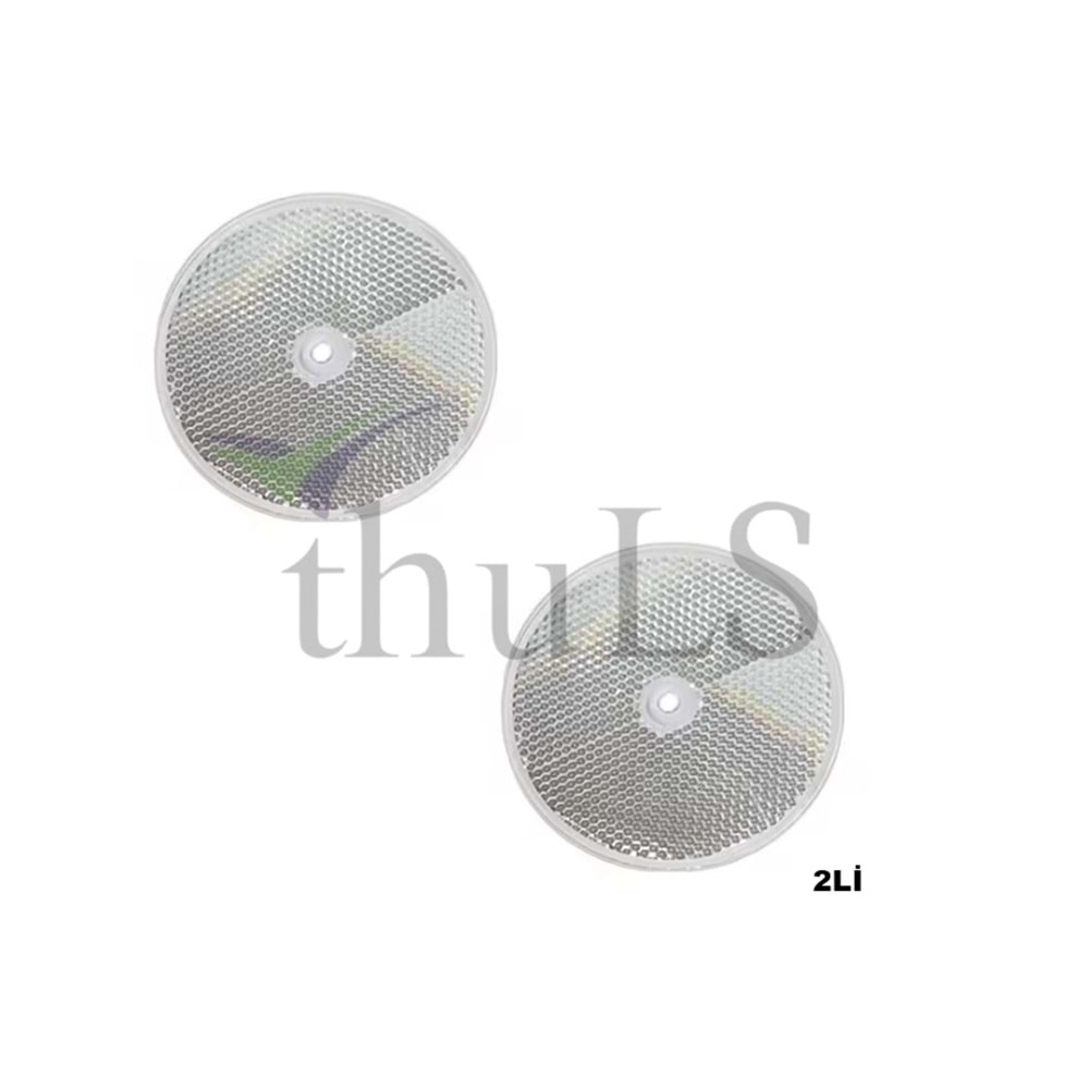 REFLEKTÖR VİDALI YUVARLAK 2Lİ BEYAZ