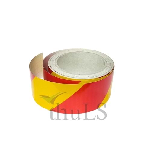 REFLEKTİF BANT 46 MT. SARI-KIRMIZI