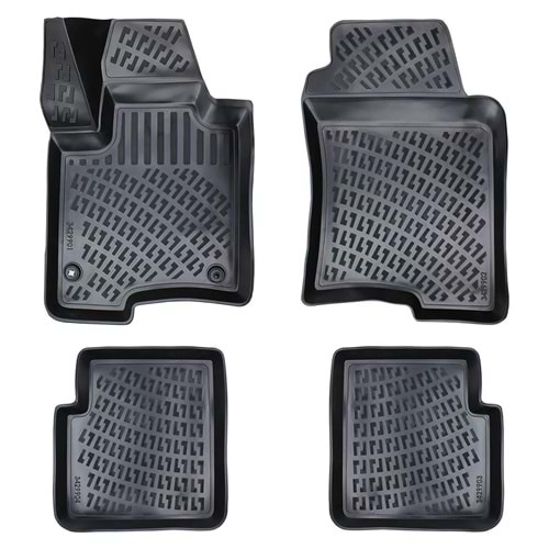 FIAT PANDA CROSS 2014- 3D PASPAS SİYAH