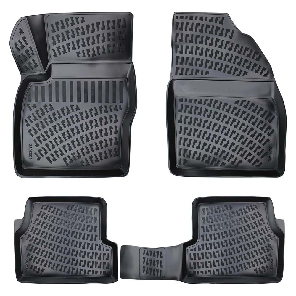 FORD FOCUS II 2005-2010 3D PASPAS SİYAH