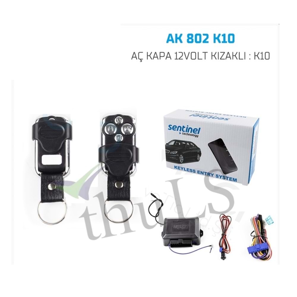AÇMA KAPAMA KUMANDA 12V KIZAKLI K10