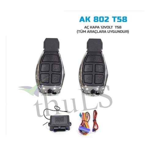 AÇMA KAPAMA KUMANDA 12V T58