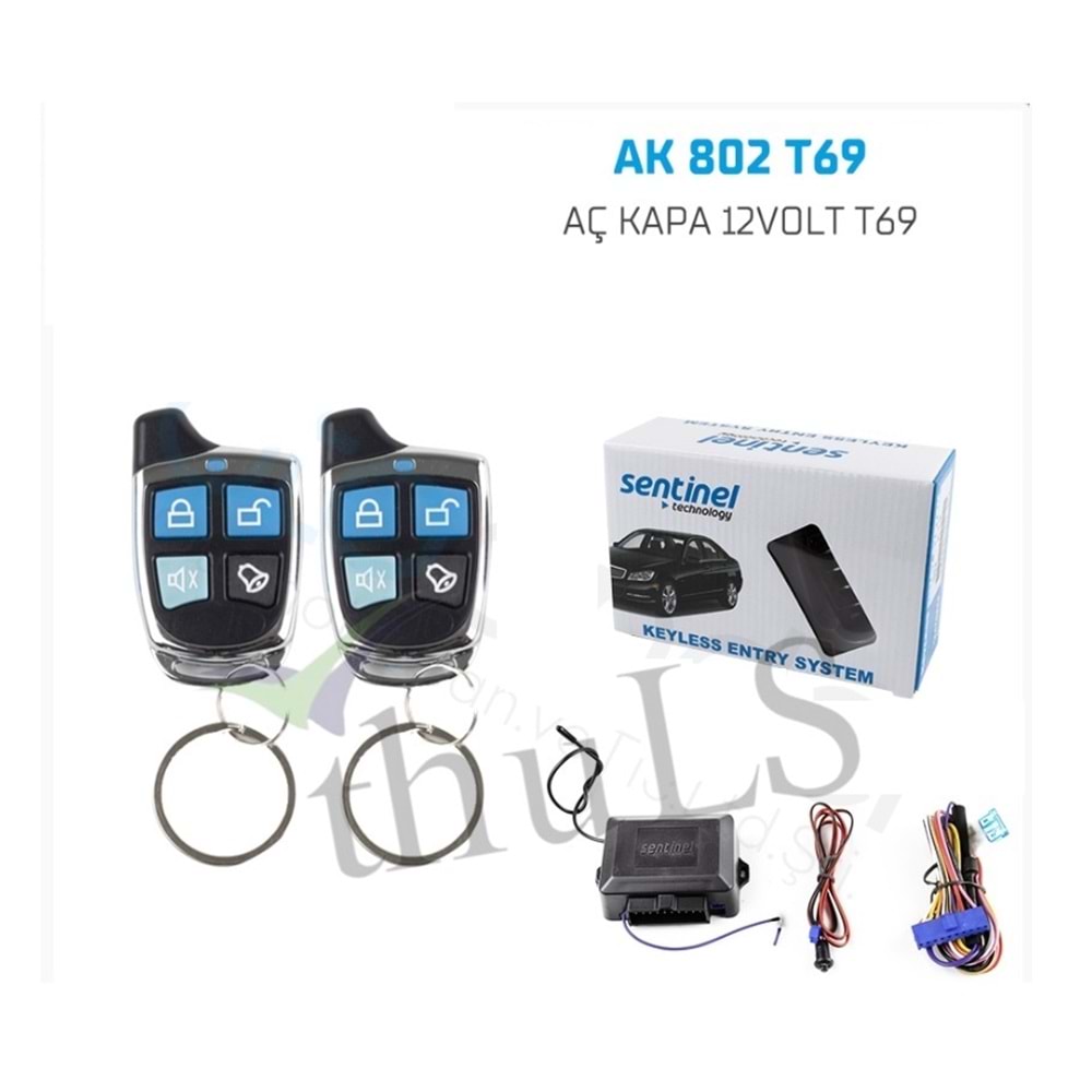 AÇMA KAPAMA KUMANDA 12V T69