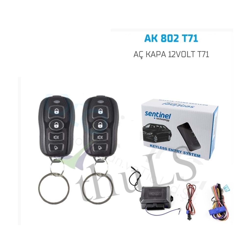 AÇMA KAPAMA KUMANDA 12V T71