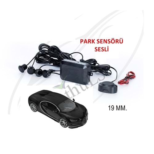 PARK SENSÖRÜ -50 SESLİ SİYAH 19 MM.