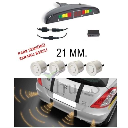 PARK SENSORU -82 21 MM. EKRANLI SESLİ BEYAZ