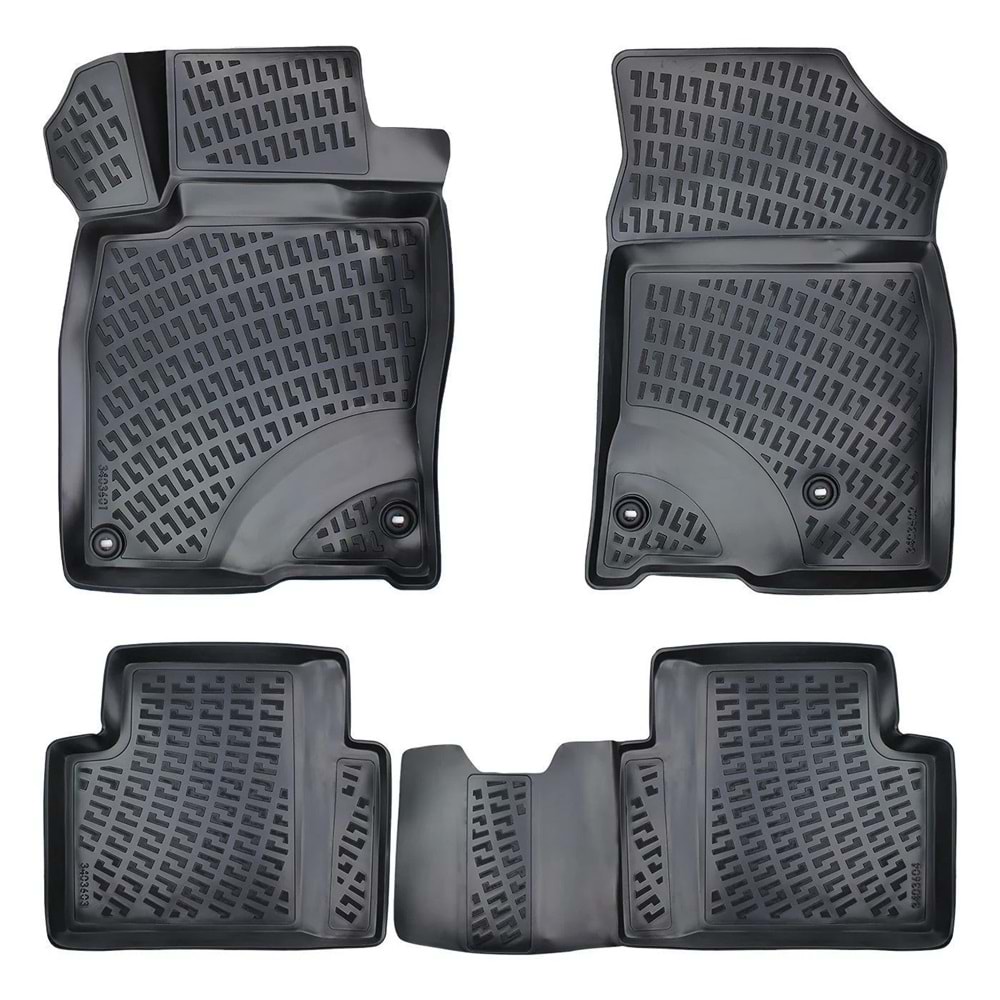 HONDA CIVIC 2016- 3D PASPAS SİYAH