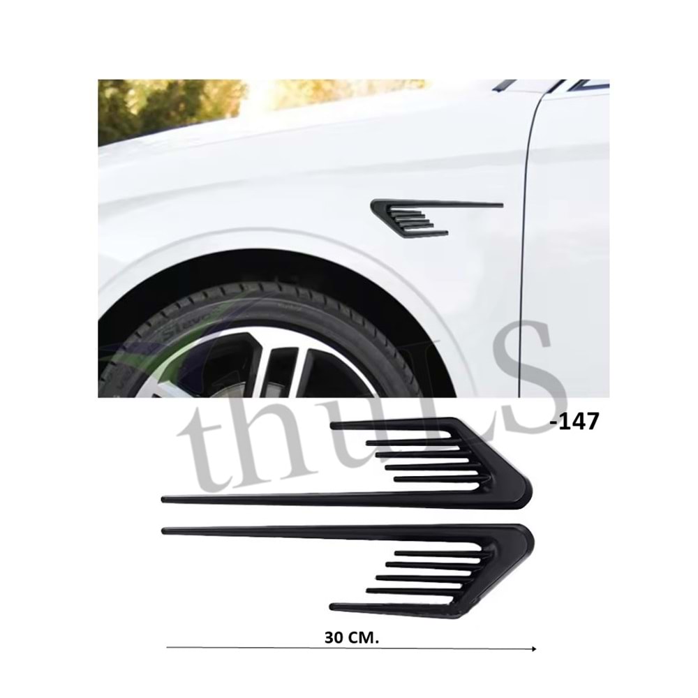 ÇAMURLUK SÜSÜ VENTİL ÇİZGİLİ SİYAH -147