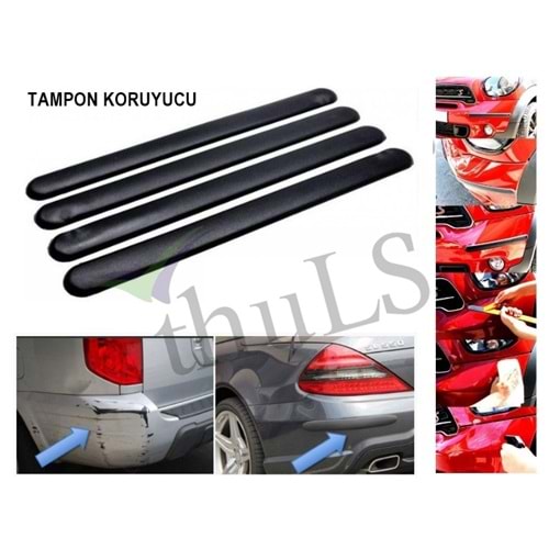 TAMPON KORUYUCU 4LÜ SİYAH OS-