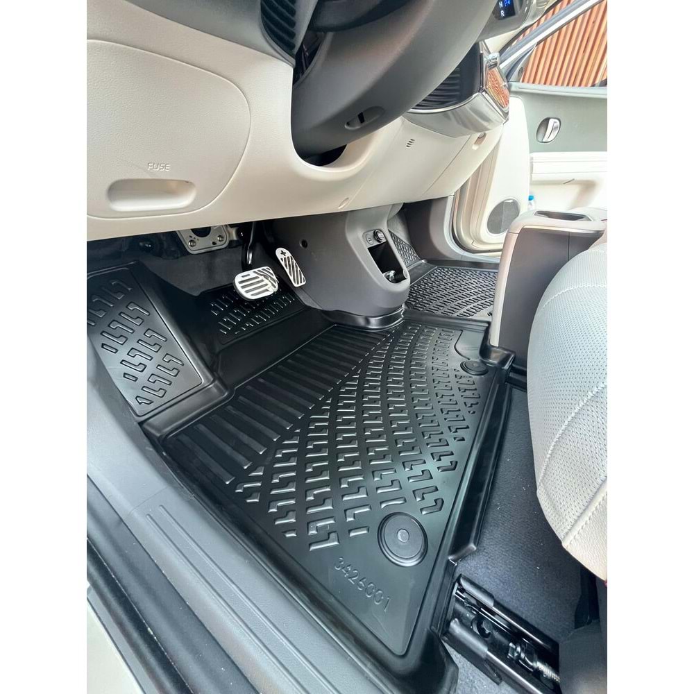 HYUNDAI IONIQ 5 2021-(KONSOL ÖN)3D PASPAS SİYAH