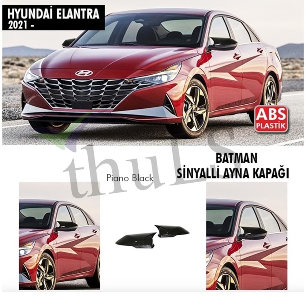 HYUNDAI ELANTRA 2021- SİNYALLİ BATMAN AYNA KAPAĞI