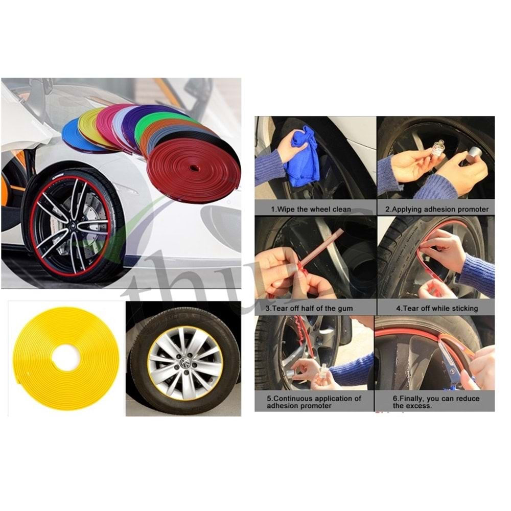 JANT ŞERİDİ GEÇMELİ 8 METRE SARI