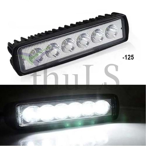 OFFROAD PROJEKTOR 6 LED 18W 15CMX4CM (600125)