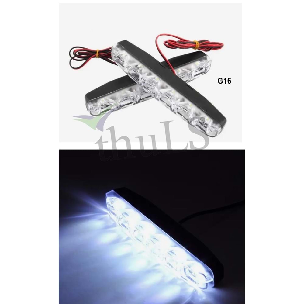 GÜNDÜZ FARI G16PN 6 LED 12V