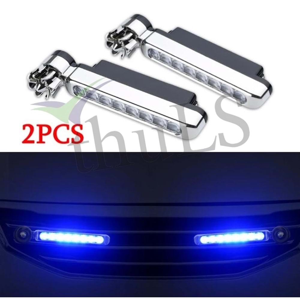 GÜNDÜZ LEDİ KROM DÖNERLİ -76 MAVİ RÜZGAR ENERJİLİ