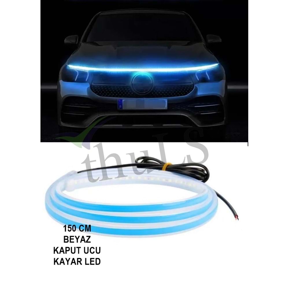 KAPUT UCU KAYAR LED BEYAZ 150 CM. -63