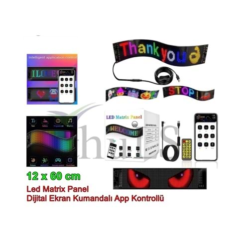 MATRIX KAYAR LED PANEL 16X96 BÜYÜK