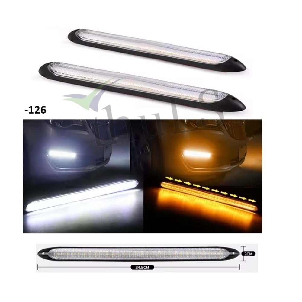 KAYAR PANJUR FAR LEDİ SİNYALLİ -126 34,5 CM.