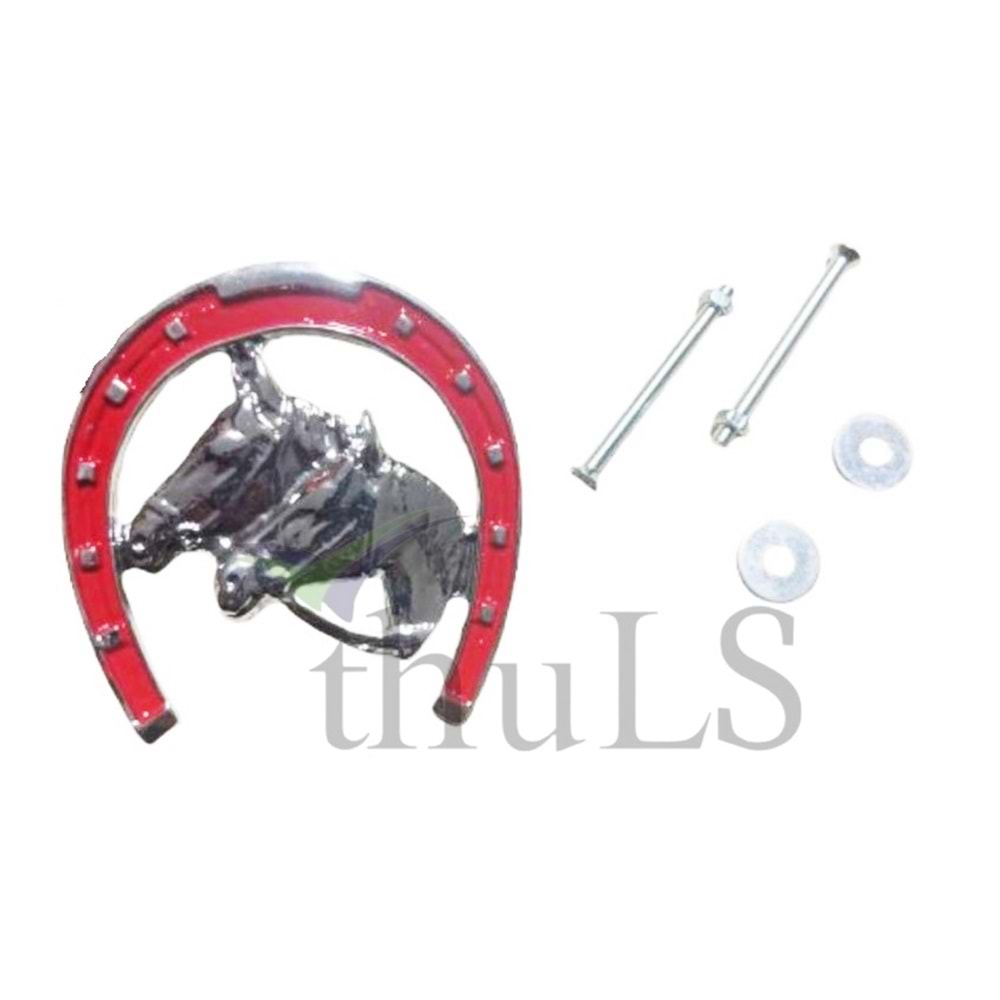 DÖKÜM VİDALI AT NALI ORTA BOY KIRMIZI