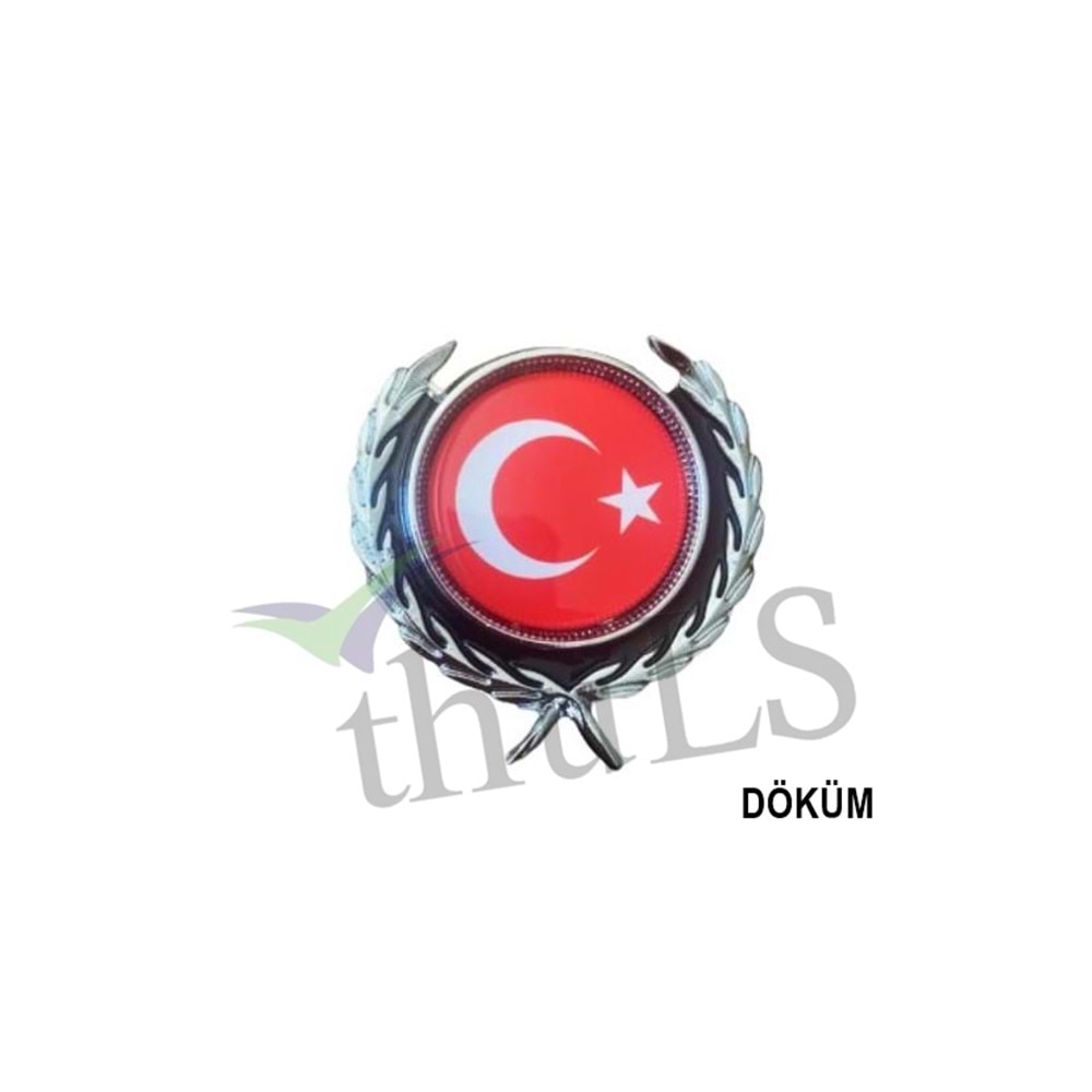 DÖKÜM BAYRAK ÇELENKLİ YAPIŞMA