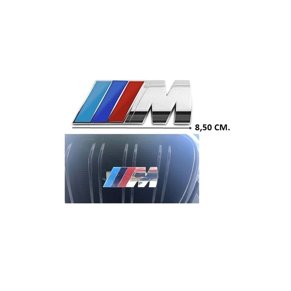 DÖKÜM YAZI YAPIŞMA ///M GÜMÜŞ 8 CM.