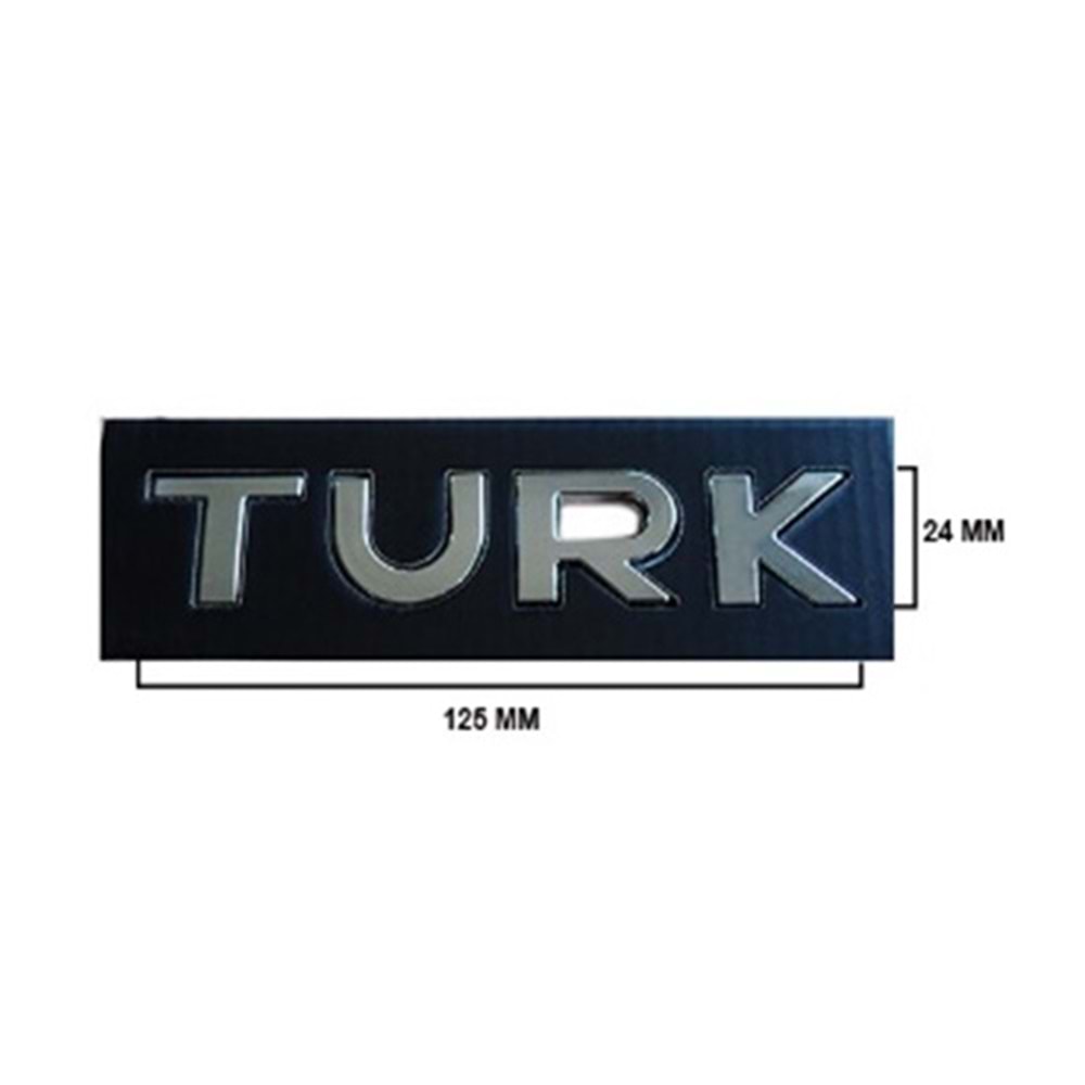 9057 -TURK YAZISI 125 MM