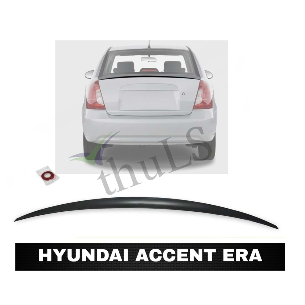 SPOILER SUNPLEKS HYUNDAI ACCENT ERA PIANO BLACK