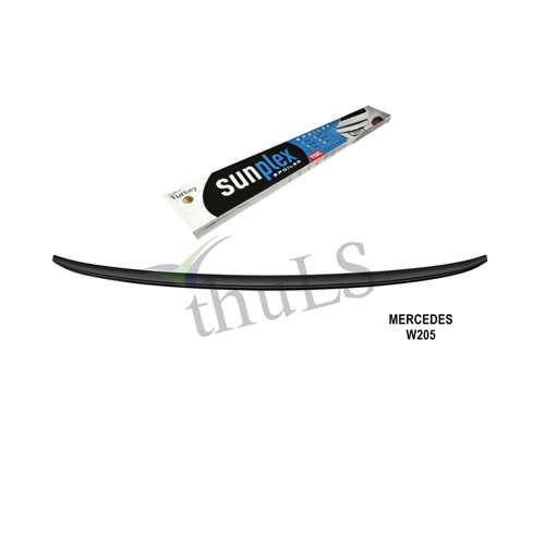 SPOILER SUNPLEKS MERCEDES W205 2014-2019 PIANO BLACK