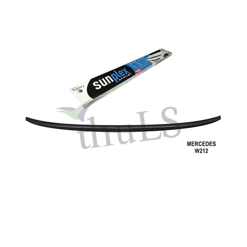 SPOILER SUNPLEKS MERCEDES W212 2012-2019 PIANO BLACK